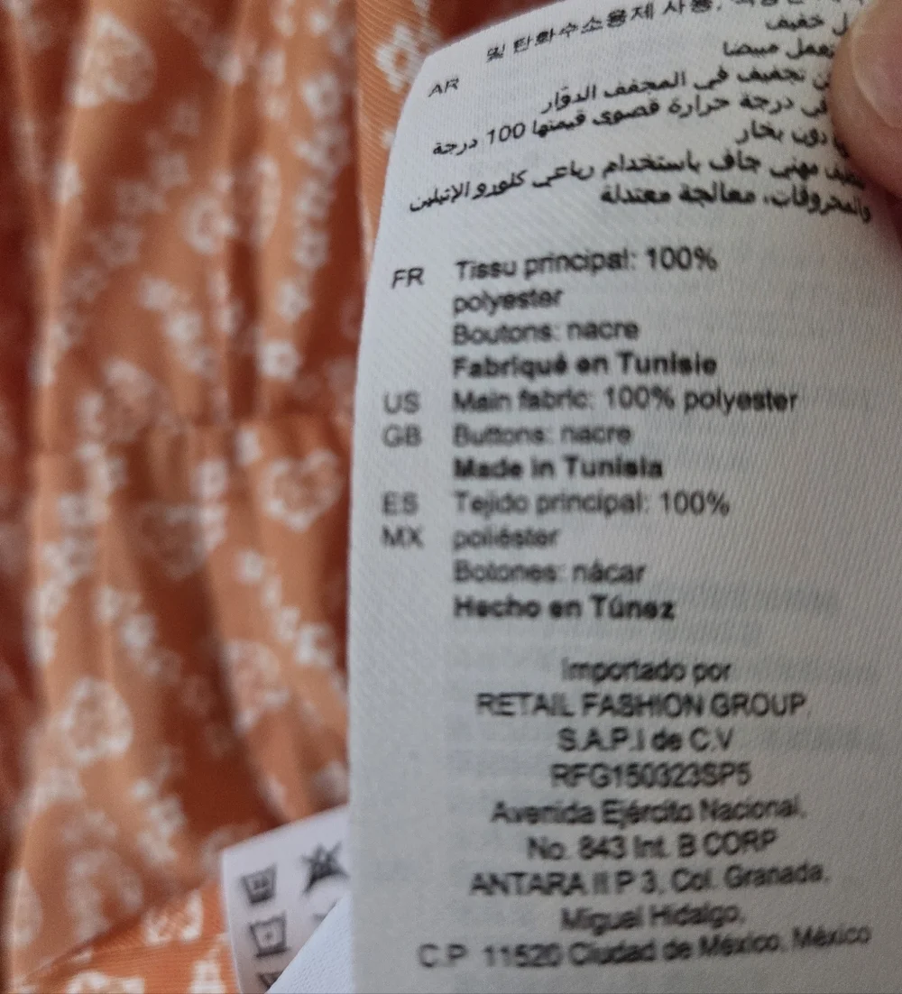 SANDRO Enrika Puff Sleeve Wrap Dress S Heart Print Orange $415 Romantic Luxury - Picture 5 of 12